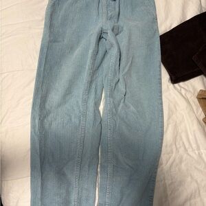 Empire Light Blue Corduroy Joggers